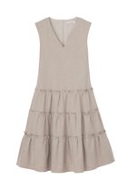 【デイジーリン/DAISY LIN】のDress “Millefeuille V Slim” ナチュラル|ID: prp329100003898840 ipo3291000000032649216