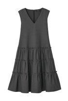 【デイジーリン/DAISY LIN】のDress “Millefeuille V Slim” ミディアムグレー|ID: prp329100003898840 ipo3291000000032649217