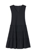 【デイジーリン/DAISY LIN】のDress “Millefeuille V Slim” 人気、トレンドファッション・服の通販 founy(ファニー) ファッション Fashion レディースファッション Fashion for Women ワンピース Dresses フォーマル・パーティードレス・結婚式用ドレス Elegant & Casual Dresses チュニック Tunic Tops & Dresses ウォッシャブル Machine Washable チュニック Tunic, Long Top フェミニン Feminine, Girly フリル Frill, Ruffle thumbnail ミッドナイトブルー|ID: prp329100003898840 ipo3291000000035473097