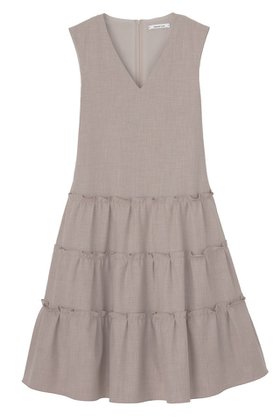 【デイジーリン/DAISY LIN】 Dress “Millefeuille V Slim”人気、トレンドファッション・服の通販 founy(ファニー) ファッション Fashion レディースファッション Fashion for Women ワンピース Dresses フォーマル・パーティードレス・結婚式用ドレス Elegant & Casual Dresses チュニック Tunic Tops & Dresses アンダー Underwear Essentials ウォッシャブル Machine Washable ギャザー Gathered, Ruffled シェイプ Shape, Slim Fit チュニック Tunic, Long Top ドレス Dress, One-Piece 人気 Popular, Best Seller バランス Balance, Style Balance フェミニン Feminine, Girly フリル Frill, Ruffle 夏 Summer |ID:prp329100003898840