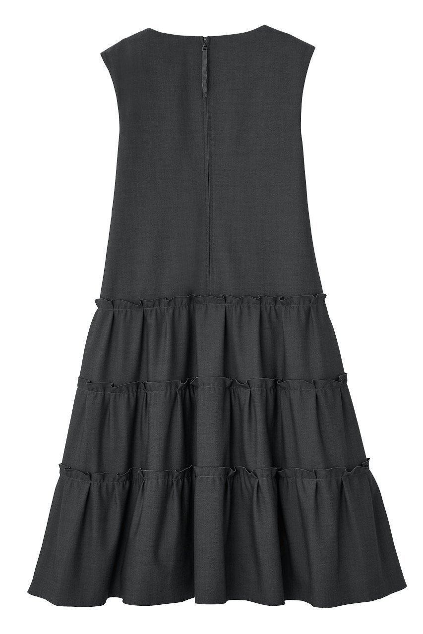 【デイジーリン/DAISY LIN】のDress “Millefeuille V Slim” 大人の最旬トレンドファッション＆コーディネート founy(ファウニー) 　ファッション　Fashion　レディースファッション　Fashion for Women　ワンピース　Dresses　フォーマル・パーティードレス・結婚式用ドレス　Elegant & Casual Dresses　チュニック　Tunic Tops & Dresses　アンダー　Underwear Essentials　ウォッシャブル　Machine Washable　ギャザー　Gathered, Ruffled　シェイプ　Shape, Slim Fit　チュニック　Tunic, Long Top　ドレス　Dress, One-Piece　人気　Popular, Best Seller　バランス　Balance, Style Balance　フェミニン　Feminine, Girly　フリル　Frill, Ruffle　夏　Summer　other-2|ID: prp329100003898840 ipo3291000000036706609