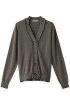 【スローン/SLOANE】の【UNISEX】14G天竺 ウールxコットン フリンジVネックカーディガン 人気、トレンドファッション・服の通販 founy(ファニー) ファッション Fashion レディースファッション WOMEN トップス・カットソー Tops/Tshirt ニット Knit Tops カーディガン Cardigans Vネック V-Neck ユニセックス Unisex カーディガン Cardigan フリンジ Fringe ベーシック Basic ボトム Bottom thumbnail カーキ|ID: prp329100003898845 ipo3291000000025700173