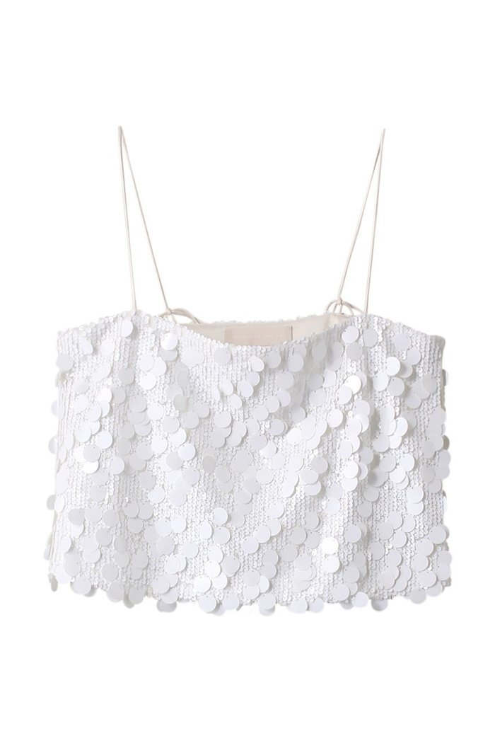 【マリリンムーン/MARILYN MOON】のコントラストシャインスパングルキャミソール インテリア・キッズ・メンズ・レディースファッション・服の通販 founy(ファニー) https://founy.com/ ファッション Fashion レディースファッション Fashion for Women トップス・カットソー Cut & Sew Tops キャミソール&ノースリーブ Camisoles & Sleeveless Tops シャツ・ブラウス・オフィスカジュアル Elegant Blouses & Button-Ups ロングTシャツ・Tシャツ Longline T-Shirts & Tees カットソー・ベーシックTシャツ Cut-and-Sewn Tops / Stretch Tees & Basics おすすめ Recommended / Our Picks インナー Innerwear キャミソール Camisole, Spaghetti Strap Top サテン Satin, Glossy Fabric シアー Sheer, See-Through ストレッチ Stretch, Stretchy Fabric スパンコール Sequins, Sequin Embellishment タンク Tank Top, Sleeveless Top トレンド Trend, Trending Now メッシュ Mesh, Net Fabric 今季 This Season, Current Season |ID: prp329100003898856 ipo3291000000035791788