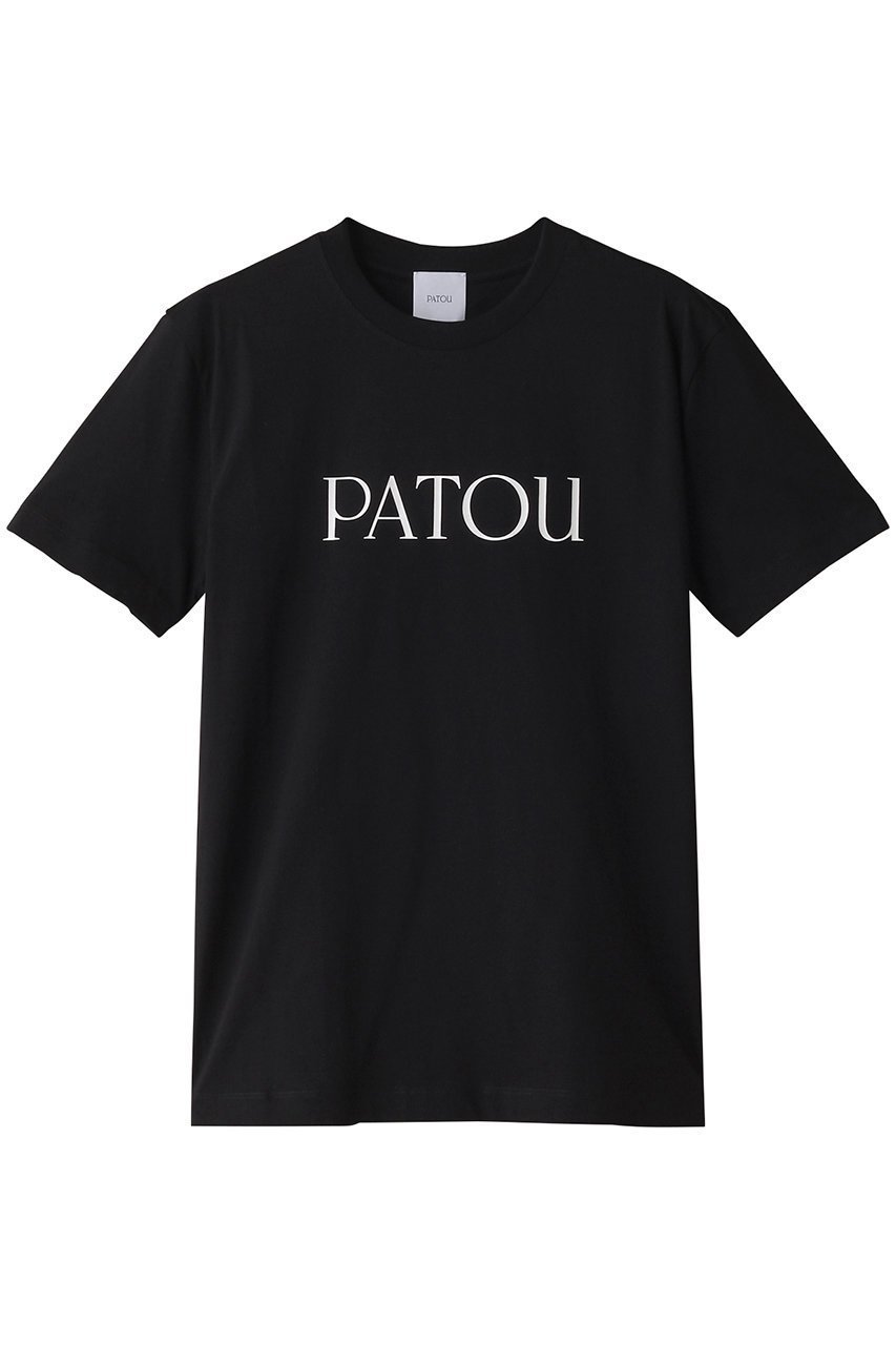 【パトゥ/PATOU】のエッセンシャル PATOU Tシャツ インテリア・キッズ・メンズ・レディースファッション・服の通販 founy(ファニー) 　ファッション　Fashion　レディースファッション　Ladies' Fashion Online　トップス・カットソー　Tops/Tshirt　シャツ/ブラウス　Shirts/Blouses　ロング / Tシャツ　T-Shirts　カットソー　Cut and Sewn　インナー　Inner　ショート　Short　スタイリッシュ　Stylish　スリーブ　Sleeve　ハーフ　Half　フロント　Front　定番　Standard　ブラック|ID: prp329100003898860 ipo3291000000032549260