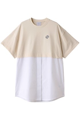 【パトゥ/PATOU】 ミックス ファブリックT ドレス ナチュラル人気、トレンドファッション・服の通販 founy(ファニー) ファッション Fashion レディースファッション WOMEN ワンピース Dress ドレス Party Dresses チュニック Tunic シンプル Simple チュニック Tunic ドレス Dress ファブリック Fabric ミックス Mix |ID:prp329100003898863