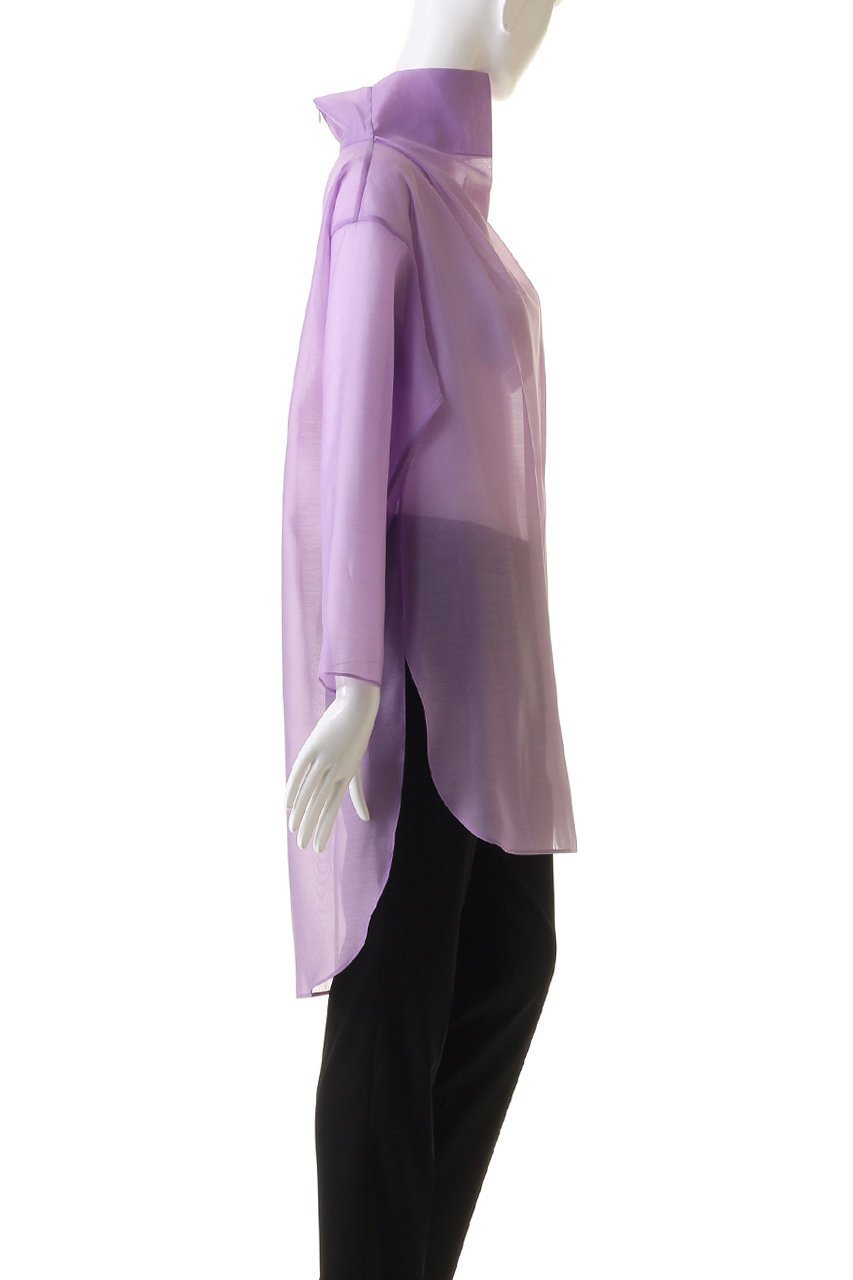 【ル フィル/LE PHIL】のハイネックシアーボイルブラウス 人気、トレンドファッション・服の通販 founy(ファニー) 　ファッション　Fashion　レディースファッション　WOMEN　トップス・カットソー　Tops/Tshirt　シャツ/ブラウス　Shirts/Blouses　キャミソール　Camisole　シアー　Sheer　スリット　Slit　スリーブ　Sleeve　トレンド　Trend　パーティ　Party　ロング　Long　other-3|ID: prp329100003898902 ipo3291000000031374927