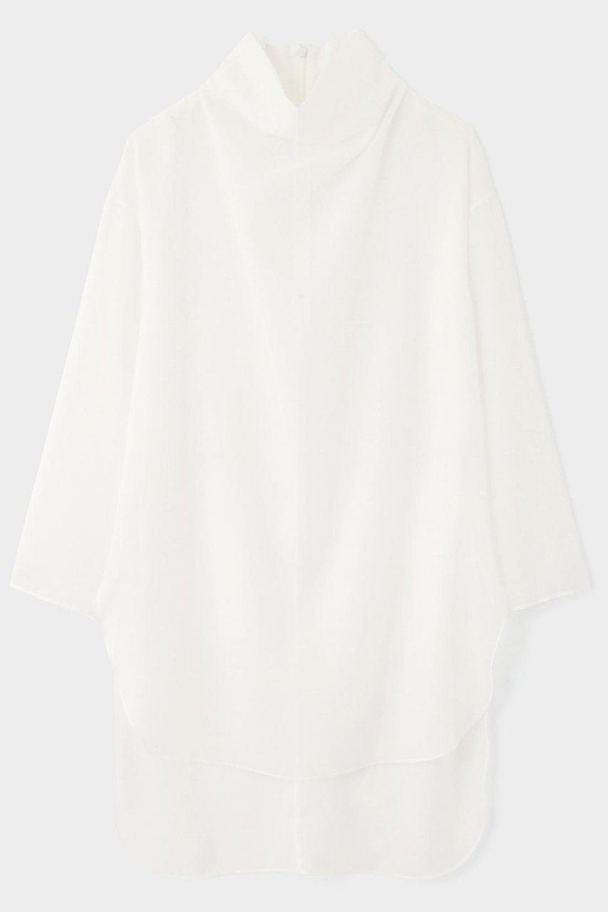 【ル フィル/LE PHIL】のハイネックシアーボイルブラウス インテリア・キッズ・メンズ・レディースファッション・服の通販 founy(ファニー) 　ファッション　Fashion　レディースファッション　WOMEN　トップス・カットソー　Tops/Tshirt　シャツ/ブラウス　Shirts/Blouses　インナー　Inner　シアー　Sheer　ジャケット　Jacket　スリーブ　Sleeve　ハイネック　High Neck　パターン　Pattern　ロング　Long　ホワイト|ID: prp329100003898902 ipo3291000000032232969