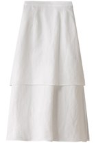 【カルナ/KALNA】の【KALNA HOME】ヘンプコットン ティアード スカート 人気、トレンドファッション・服の通販 founy(ファニー) ファッション Fashion レディースファッション WOMEN スカート Skirt ティアードスカート Tiered Skirts ロングスカート Long Skirt S/S・春夏 Ss・Spring/Summer おすすめ Recommend なめらか Smooth スリット Slit セットアップ Set Up ティアード Tiered ロング Long 夏 Summer 春 Spring thumbnail ホワイト|ID: prp329100003898903 ipo3291000000025700347