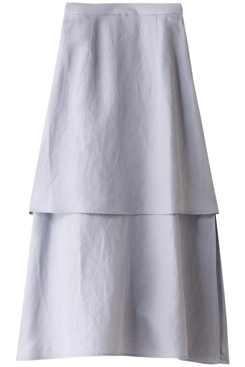【カルナ/KALNA】の【KALNA HOME】ヘンプコットン ティアード スカート インテリア・キッズ・メンズ・レディースファッション・服の通販 founy(ファニー) 　ファッション　Fashion　レディースファッション　WOMEN　スカート　Skirt　ティアードスカート　Tiered Skirts　ロングスカート　Long Skirt　S/S・春夏　Ss・Spring/Summer　おすすめ　Recommend　なめらか　Smooth　スリット　Slit　セットアップ　Set Up　ティアード　Tiered　ロング　Long　夏　Summer　春　Spring　ブルーグレー|ID: prp329100003898903 ipo3291000000025700349