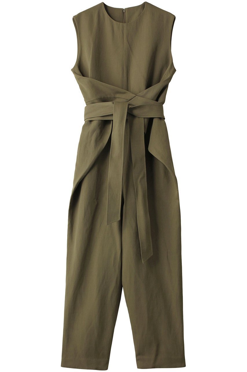 【エステータ/esteta】のウールリネンコンビネゾン インテリア・キッズ・メンズ・レディースファッション・服の通販 founy(ファニー) 　ファッション　Fashion　レディースファッション　Fashion for Women　パンツ　Pants & Trousers　コンビネゾン　Jumpsuit, All-in-One　タンブラー　Tumbler, Travel Mug　ツイル　Twist, Twisted Detail　リネン　Linen, Linen Fabric　ロング　Long, Long-Length　再入荷　Restock / Back in Stock　カーキ|ID: prp329100003898993 ipo3291000000035052099