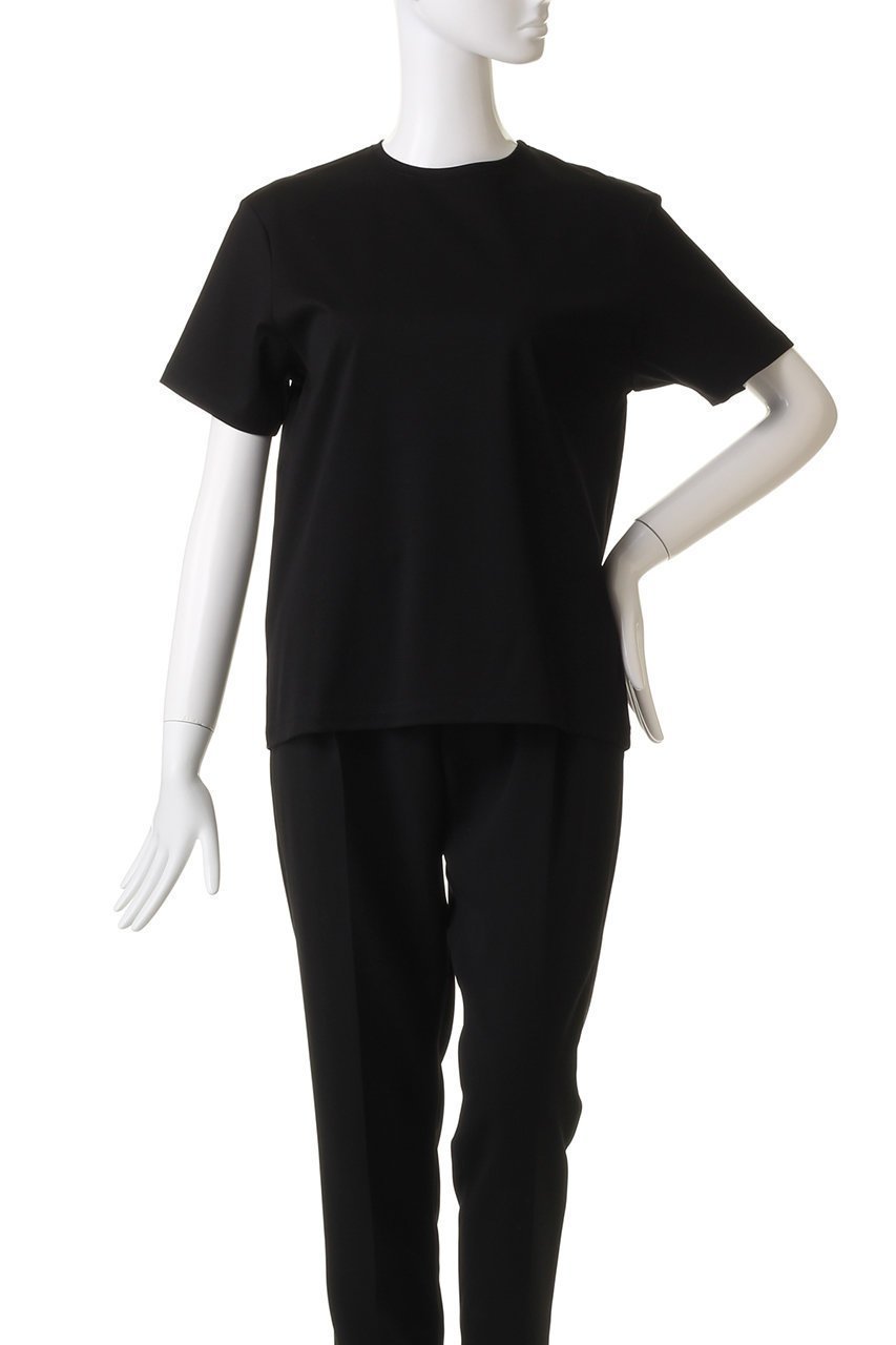【エステータ/esteta】のスーピマコットンプレミアムジャージー半袖Tシャツ 人気、トレンドファッション・服の通販 founy(ファニー) 　ファッション　Fashion　レディースファッション　Fashion for Women　トップス・カットソー　Cut & Sew Tops　シャツ・ブラウス・オフィスカジュアル　Elegant Blouses & Button-Ups　ロングTシャツ・Tシャツ　Longline T-Shirts & Tees　カットソー・ベーシックTシャツ　Cut-and-Sewn Tops / Stretch Tees & Basics　おすすめ　Recommended / Our Picks　なめらか　Smooth, Silky Texture　インナー　Innerwear　コンパクト　Compact, Small Size　ショート　Short, Short Length　シンプル　Simple, Minimal　ストレッチ　Stretch, Stretchy Fabric　スリーブ　Sleeve, Long Sleeve / Short Sleeve　リュクス　Luxury, Elegant, High-End, Chic　再入荷　Restock / Back in Stock　半袖　Short Sleeve, Half Sleeve　other-2|ID: prp329100003898996 ipo3291000000032863673