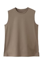 【エステータ/esteta】のスーピマコットンプレミアムジャージーノースリーブ ブラウン|ID: prp329100003898997 ipo3291000000032865500