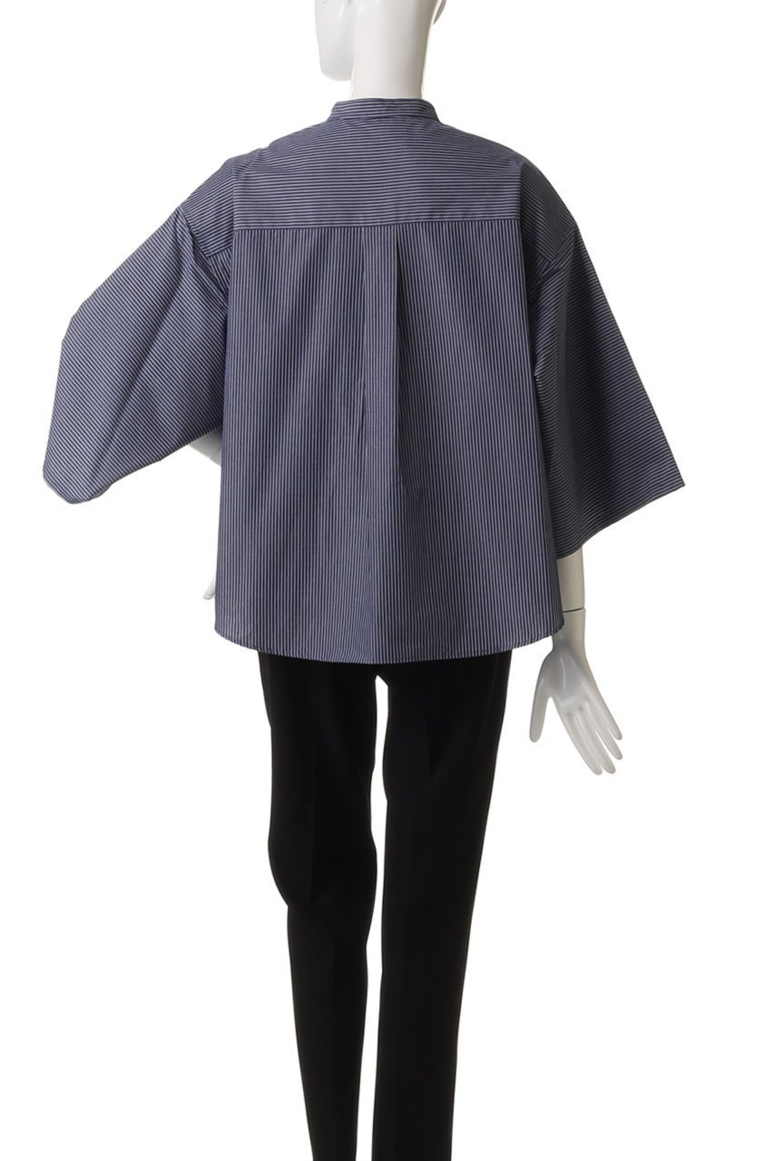 【エリオポール/heliopole】のビッグスリーブシャツ 人気、トレンドファッション・服の通販 founy(ファニー) 　ファッション　Fashion　レディースファッション　Fashion for Women　トップス・カットソー　Cut & Sew Tops　シャツ・ブラウス・オフィスカジュアル　Elegant Blouses & Button-Ups　ショート　Short, Short Length　スリーブ　Sleeve, Long Sleeve / Short Sleeve　バランス　Balance, Style Balance　ビッグ　Big, Oversized　フロント　Front, Front Design　other-4|ID: prp329100003899039 ipo3291000000035473866