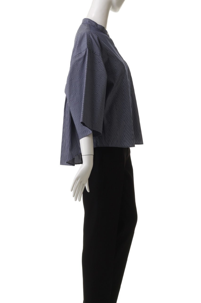 【エリオポール/heliopole】のビッグスリーブシャツ 人気、トレンドファッション・服の通販 founy(ファニー) 　ファッション　Fashion　レディースファッション　Fashion for Women　トップス・カットソー　Cut & Sew Tops　シャツ・ブラウス・オフィスカジュアル　Elegant Blouses & Button-Ups　ショート　Short, Short Length　スリーブ　Sleeve, Long Sleeve / Short Sleeve　バランス　Balance, Style Balance　ビッグ　Big, Oversized　フロント　Front, Front Design　other-3|ID: prp329100003899039 ipo3291000000035738908