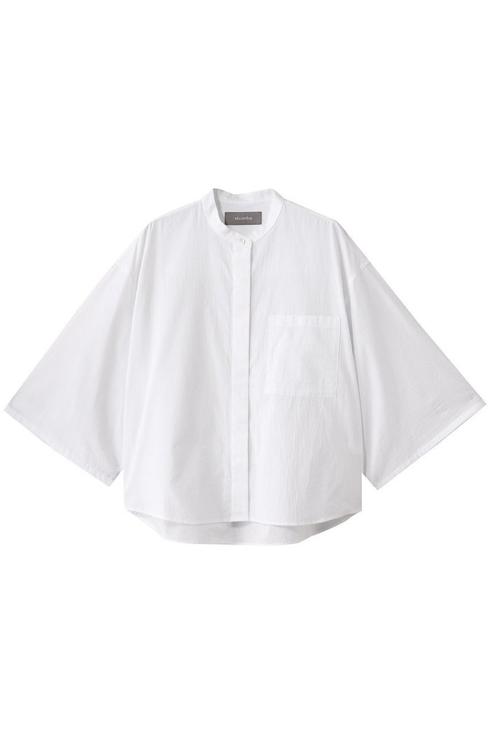 【エリオポール/heliopole】のビッグスリーブシャツ インテリア・キッズ・メンズ・レディースファッション・服の通販 founy(ファウニー) https://founy.com/ ファッション Fashion レディースファッション Fashion for Women トップス・カットソー Cut & Sew Tops シャツ・ブラウス・オフィスカジュアル Elegant Blouses & Button-Ups ショート Short, Short Length スリーブ Sleeve, Long Sleeve / Short Sleeve バランス Balance, Style Balance ビッグ Big, Oversized フロント Front, Front Design 再入荷 Restock / Back in Stock |ID: prp329100003899039 ipo3291000000036738671