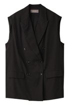 【エリオポール/heliopole】のダブルブレストジレ 人気、トレンドファッション・服の通販 founy(ファニー) ファッション Fashion レディースファッション Fashion for Women アウター Coat / Outerwear Collection レディースジャケット・軽アウター Jackets ジャケット Jacket, Outerwear ストレッチ Stretch, Stretchy Fabric ベスト Vest, Waistcoat リネン Linen, Linen Fabric エレガント 上品 Elegant 夏 Summer 春 Spring S/S・春夏 SS, Spring/Summer, Warm Season thumbnail ブラック|ID: prp329100003899043 ipo3291000000035491554