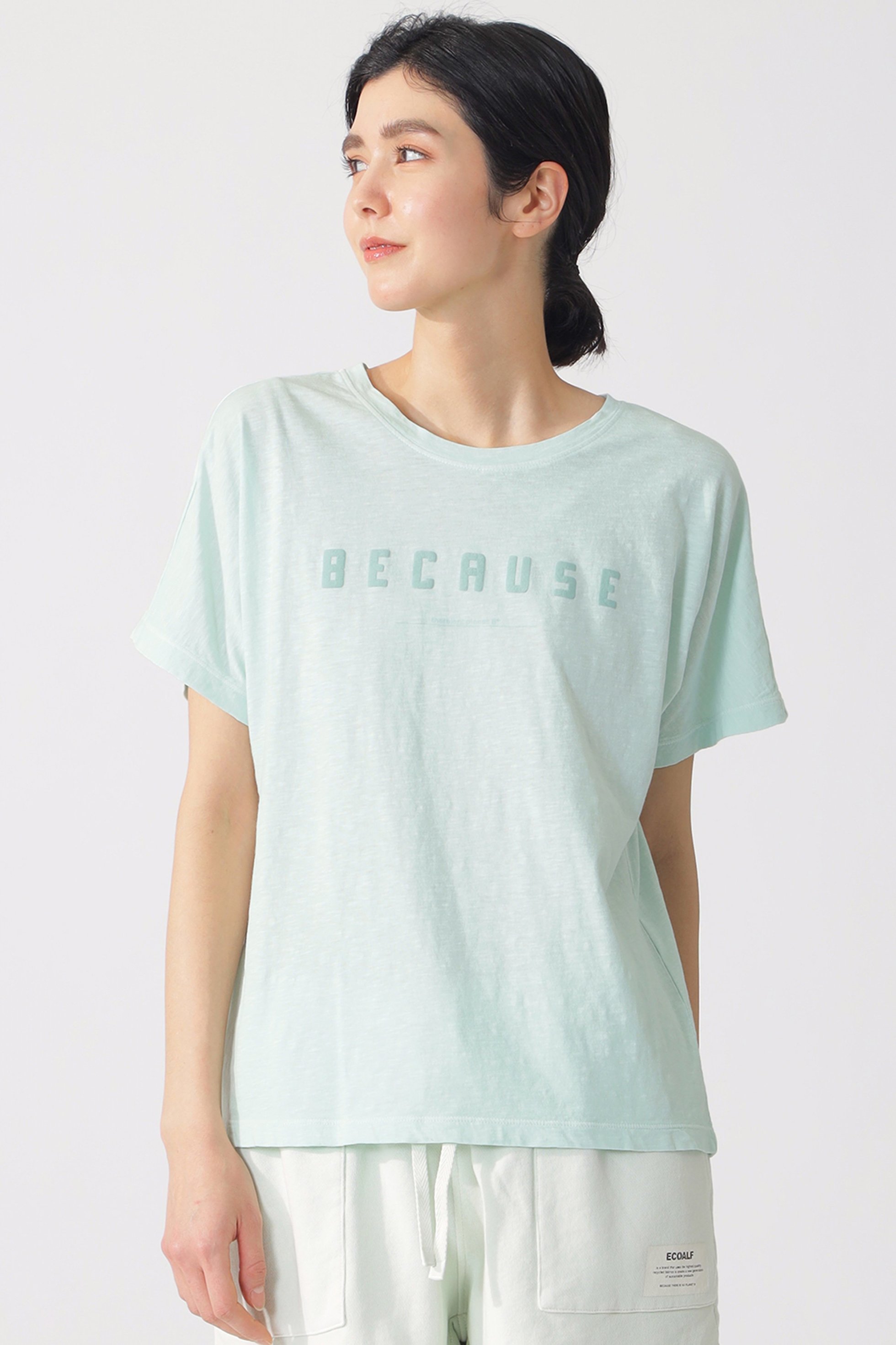 【エコアルフ/ECOALF】のKEMI BECAUSE Tシャツ 人気、トレンドファッション・服の通販 founy(ファニー) 　ファッション　Fashion　レディースファッション　WOMEN　トップス・カットソー　Tops/Tshirt　シャツ/ブラウス　Shirts/Blouses　ロング / Tシャツ　T-Shirts　カットソー　Cut and Sewn　コレクション　Collection　ショート　Short　スリーブ　Sleeve　プリント　Print　ベーシック　Basic　 other-1|ID: prp329100003899050 ipo3291000000029974240