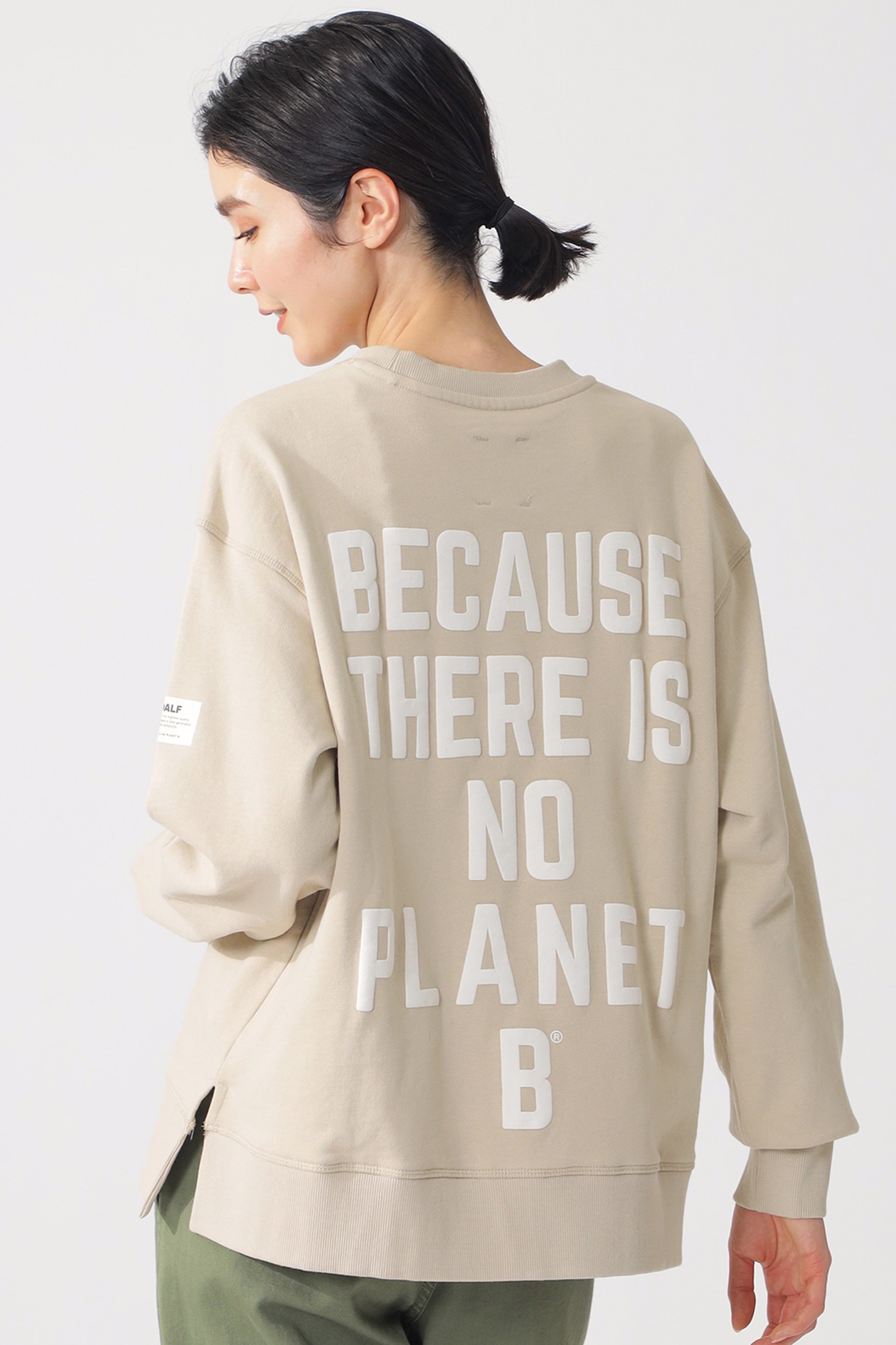 【エコアルフ/ECOALF】のMOSS BECAUSE スウェット 人気、トレンドファッション・服の通販 founy(ファニー) 　ファッション　Fashion　レディースファッション　Fashion for Women　トップス・カットソー　Cut & Sew Tops　シャツ・ブラウス・オフィスカジュアル　Elegant Blouses & Button-Ups　レディースパーカー・カジュアルフーディー　Casual Hoodies & Sweatshirts　ロングTシャツ・Tシャツ　Longline T-Shirts & Tees　スウェット・クルーネックトップス　Sweatshirts & Crewnecks / Relaxed Fit Sweat Tops　カットソー・ベーシックTシャツ　Cut-and-Sewn Tops / Stretch Tees & Basics　コレクション　Collection, Seasonal Line　スウェット / スエット　Sweatshirt, Sweatwear　トレンド　Trend, Trending Now　プリント　Print, Printed Pattern　リラックス　Relax, Relaxed Fit　other-4|ID: prp329100003899053 ipo3291000000034954530