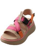 【スティーブマデン/STEVE MADDEN】のDECORUM 厚底ウェッジソールサンダル ナチュラル/オレンジ|ID: prp329100003899069 ipo3291000000032886177