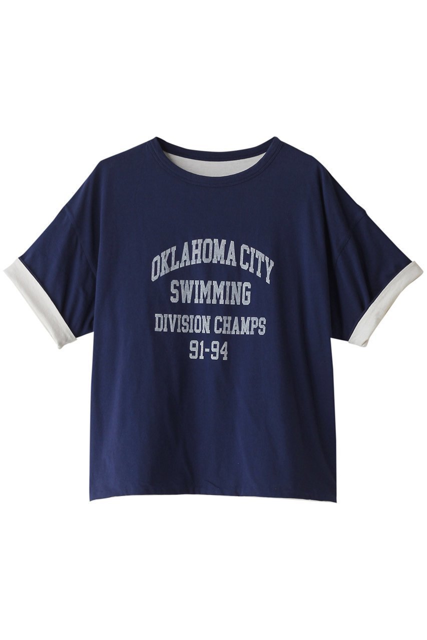 【セント ジョンズ サードクラブ/ST.JOHNS 3RD CLUB】のOKLAHOMA CITY×SWIM リバーシブルTシャツ 人気、トレンドファッション・服の通販 founy(ファニー) 　ショート　Short　スリーブ　Sleeve　バランス　Balance　リバーシブル　Reversible　 other-1|ID: prp329100003899079 ipo3291000000029959928