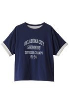 【セント ジョンズ サードクラブ/ST.JOHNS 3RD CLUB】のOKLAHOMA CITY×SWIM リバーシブルTシャツ 人気、トレンドファッション・服の通販 founy(ファニー) ショート Short スリーブ Sleeve バランス Balance リバーシブル Reversible thumbnail ネイビー×オフホワイト|ID: prp329100003899079 ipo3291000000029959929