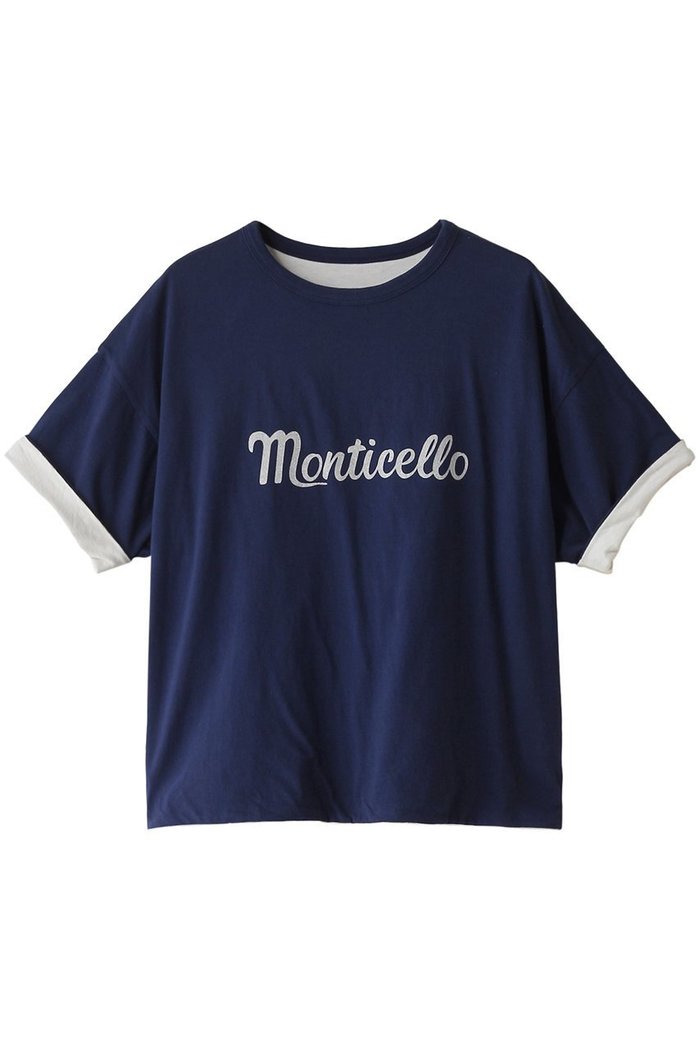 【セント ジョンズ サードクラブ/ST.JOHNS 3RD CLUB】のmonticello×19 リバーシブルTシャツ インテリア・キッズ・メンズ・レディースファッション・服の通販 founy(ファニー) https://founy.com/ ファッション Fashion レディースファッション WOMEN トップス・カットソー Tops/Tshirt シャツ/ブラウス Shirts/Blouses ロング / Tシャツ T-Shirts カットソー Cut and Sewn ショート Short スリーブ Sleeve フォルム Form フロント Front リバーシブル Reversible 定番 Standard |ID: prp329100003899081 ipo3291000000029959905