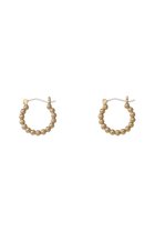 【ローラロンバルディ/LAURA LOMBARDI】のPallina ピアス 人気、トレンドファッション・服の通販 founy(ファニー) ファッション Fashion レディースファッション Fashion for Women ジュエリー Jewelry ファッションリング Fashion Rings イヤリング・フープ・ドロップタイプ Hoop, Drop & Clip Earrings おすすめ Recommended / Our Picks イヤリング Earrings シンプル Simple, Minimal フープ Hoop, Hoop Earrings モチーフ Motif, Design Theme リュクス Luxury, Elegant, High-End, Chic thumbnail ゴールド|ID: prp329100003899097 ipo3291000000036174433