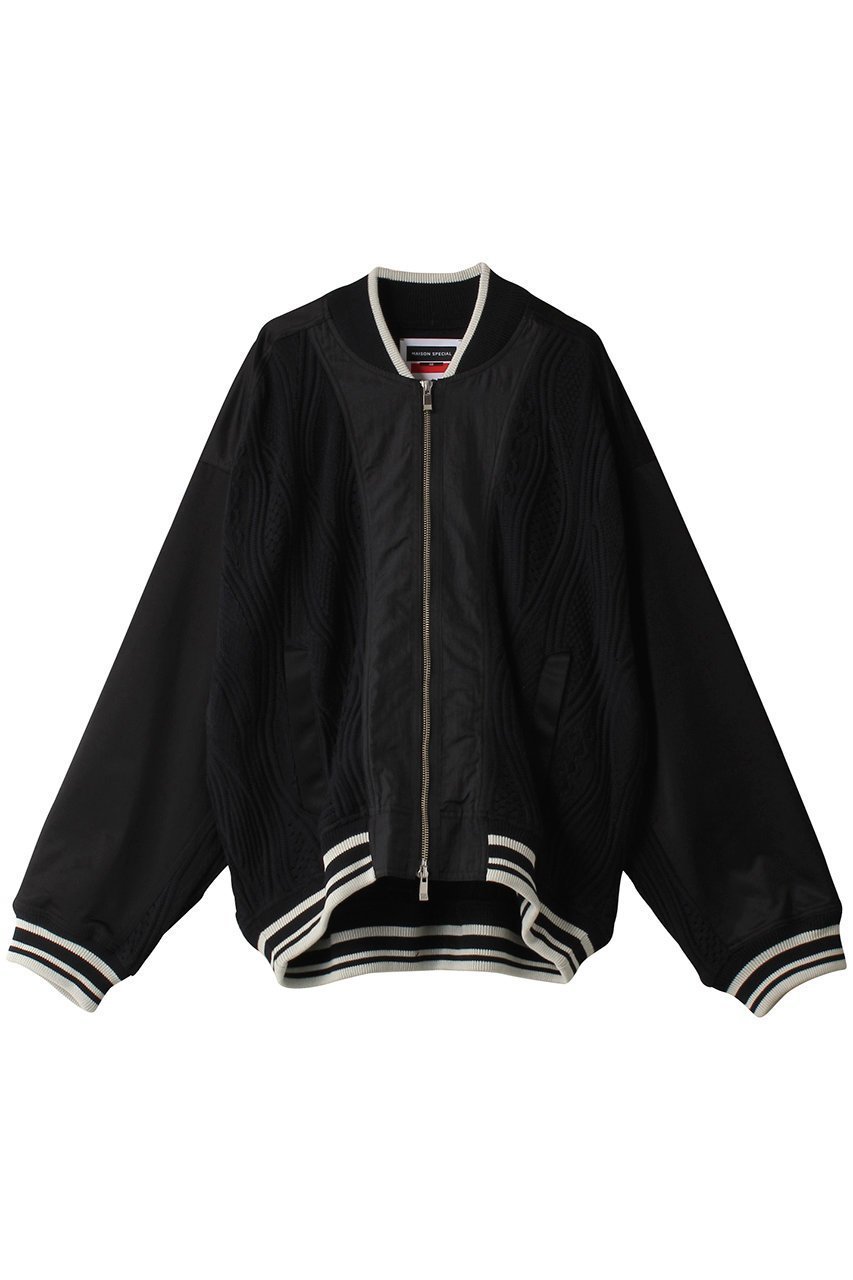 【メゾンスペシャル/MAISON SPECIAL】の【UNISEX】マルチコンビブルゾン インテリア・キッズ・メンズ・レディースファッション・服の通販 founy(ファニー) 　ファッション　Fashion　レディースファッション　Fashion for Women　アウター　Coat / Outerwear Collection　レディースジャケット・軽アウター　Jackets　ブルゾンジャケット・スポーティアウター　Blouson Jackets　ユニセックス　Unisex, Genderless　オリエンタル　Oriental Pattern　コンビ　Combo, Combination Style　シンプル　Simple, Minimal　ジャケット　Jacket, Outerwear　ブルゾン　Blouson, Bomber Jacket　BLK(ブラック)|ID: prp329100003899104 ipo3291000000032959874