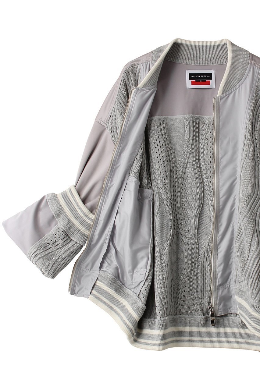 【メゾンスペシャル/MAISON SPECIAL】の【UNISEX】マルチコンビブルゾン 人気、トレンドファッション・服の通販 founy(ファニー) 　ファッション　Fashion　レディースファッション　Fashion for Women　アウター　Coat / Outerwear Collection　レディースジャケット・軽アウター　Jackets　ブルゾンジャケット・スポーティアウター　Blouson Jackets　ユニセックス　Unisex, Genderless　オリエンタル　Oriental Pattern　コンビ　Combo, Combination Style　シンプル　Simple, Minimal　ジャケット　Jacket, Outerwear　ブルゾン　Blouson, Bomber Jacket　other-6|ID: prp329100003899104 ipo3291000000032959890
