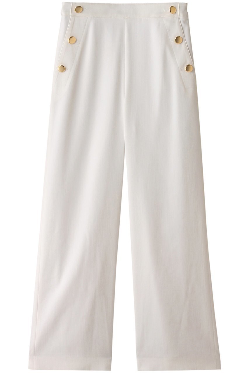 【アルアバイル/allureville】のデニムライクマリンパンツ インテリア・キッズ・メンズ・レディースファッション・服の通販 founy(ファニー) 　ファッション　Fashion　レディースファッション　Fashion for Women　パンツ　Pants & Trousers　シンプル　Simple, Minimal　ストレート　Straight, Straight Cut　エレガント 上品　Elegant　ホワイト|ID: prp329100003899118 ipo3291000000032820930