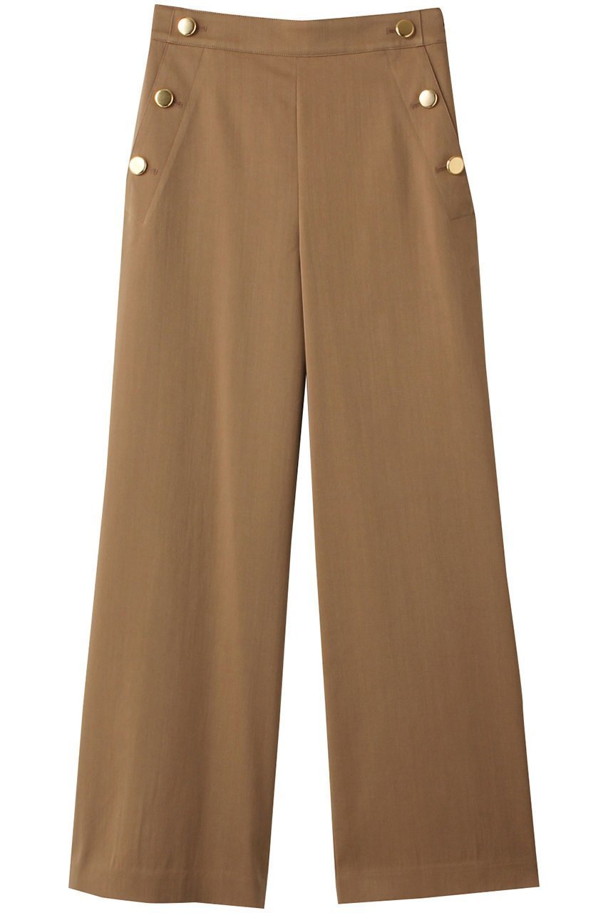 【アルアバイル/allureville】のデニムライクマリンパンツ インテリア・キッズ・メンズ・レディースファッション・服の通販 founy(ファニー) 　ファッション　Fashion　レディースファッション　Fashion for Women　パンツ　Pants & Trousers　シンプル　Simple, Minimal　ストレート　Straight, Straight Cut　エレガント 上品　Elegant　キャメル|ID: prp329100003899118 ipo3291000000032820933