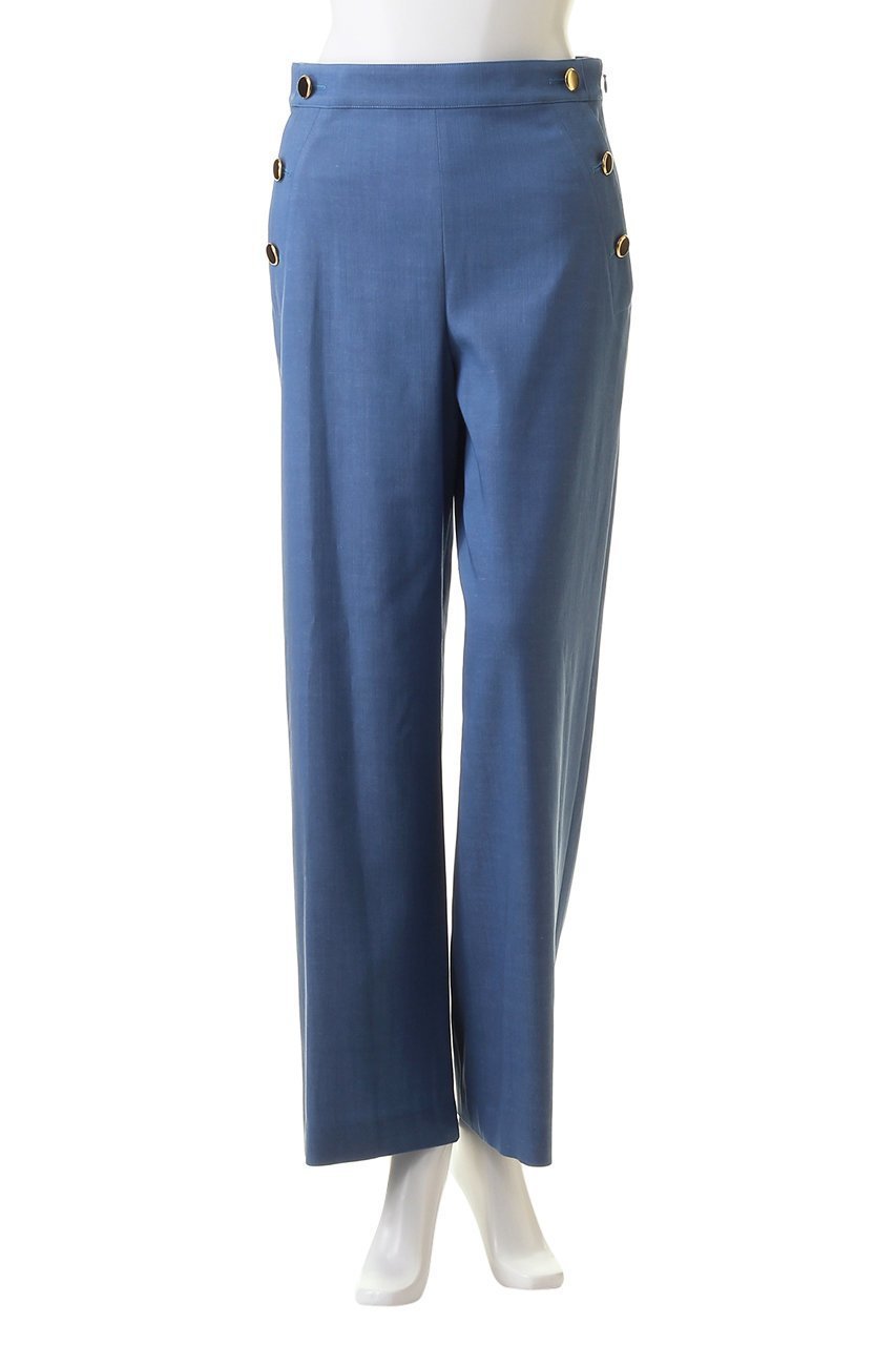 【アルアバイル/allureville】のデニムライクマリンパンツ 人気、トレンドファッション・服の通販 founy(ファニー) 　ファッション　Fashion　レディースファッション　Fashion for Women　パンツ　Pants & Trousers　シンプル　Simple, Minimal　ストレート　Straight, Straight Cut　エレガント 上品　Elegant　other-2|ID: prp329100003899118 ipo3291000000032820934