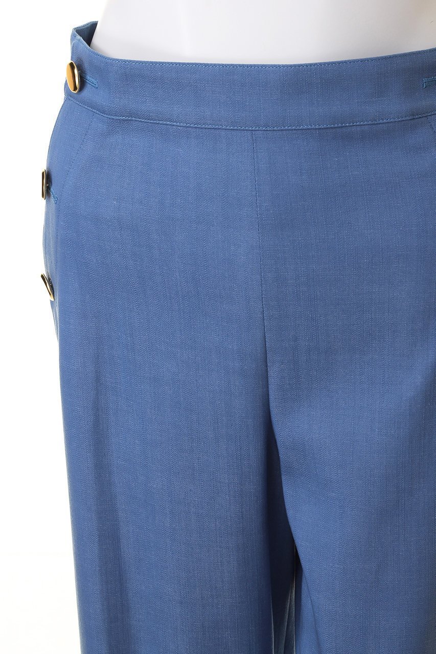 【アルアバイル/allureville】のデニムライクマリンパンツ 人気、トレンドファッション・服の通販 founy(ファニー) 　ファッション　Fashion　レディースファッション　Fashion for Women　パンツ　Pants & Trousers　シンプル　Simple, Minimal　ストレート　Straight, Straight Cut　エレガント 上品　Elegant　other-5|ID: prp329100003899118 ipo3291000000032820937