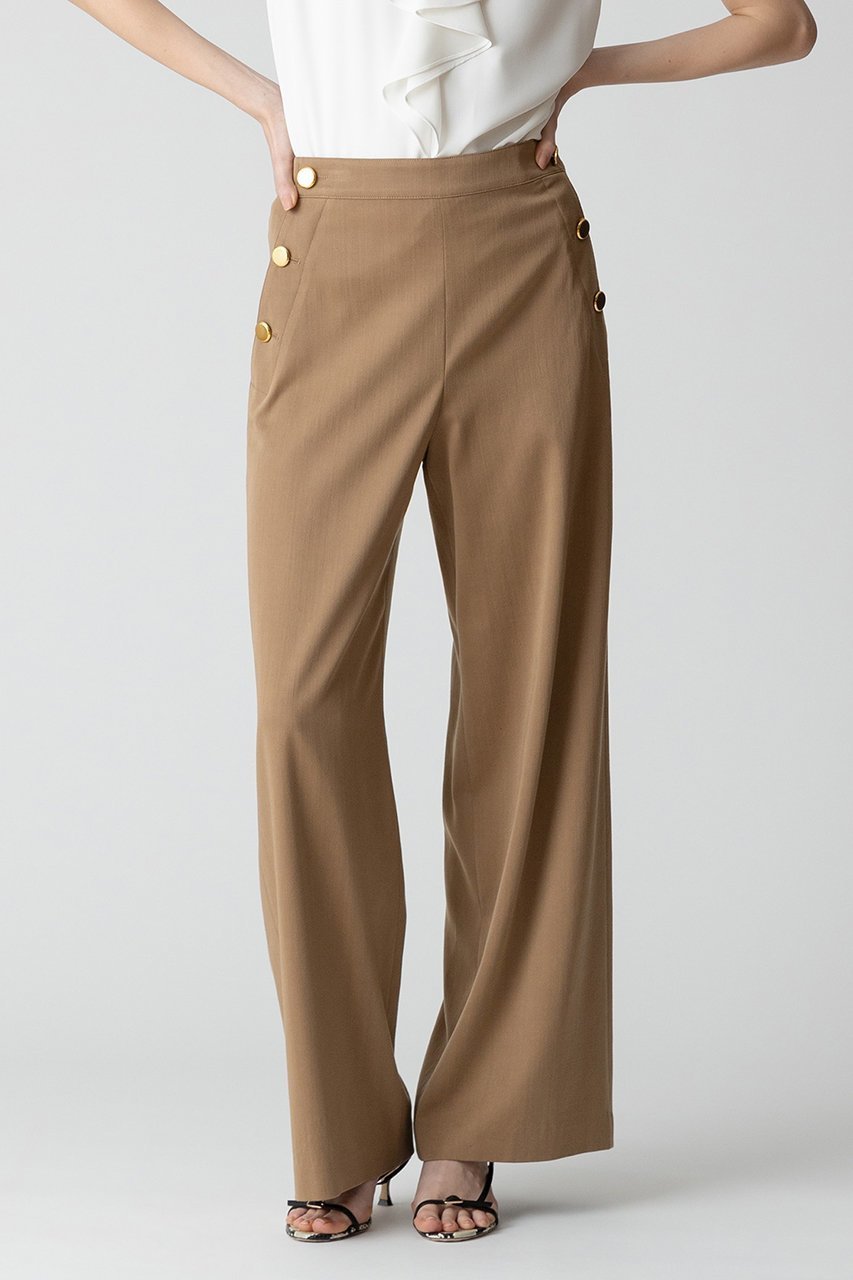 【アルアバイル/allureville】のデニムライクマリンパンツ 人気、トレンドファッション・服の通販 founy(ファニー) 　ファッション　Fashion　レディースファッション　Fashion for Women　パンツ　Pants & Trousers　シンプル　Simple, Minimal　ストレート　Straight, Straight Cut　エレガント 上品　Elegant　other-6|ID: prp329100003899118 ipo3291000000032820938