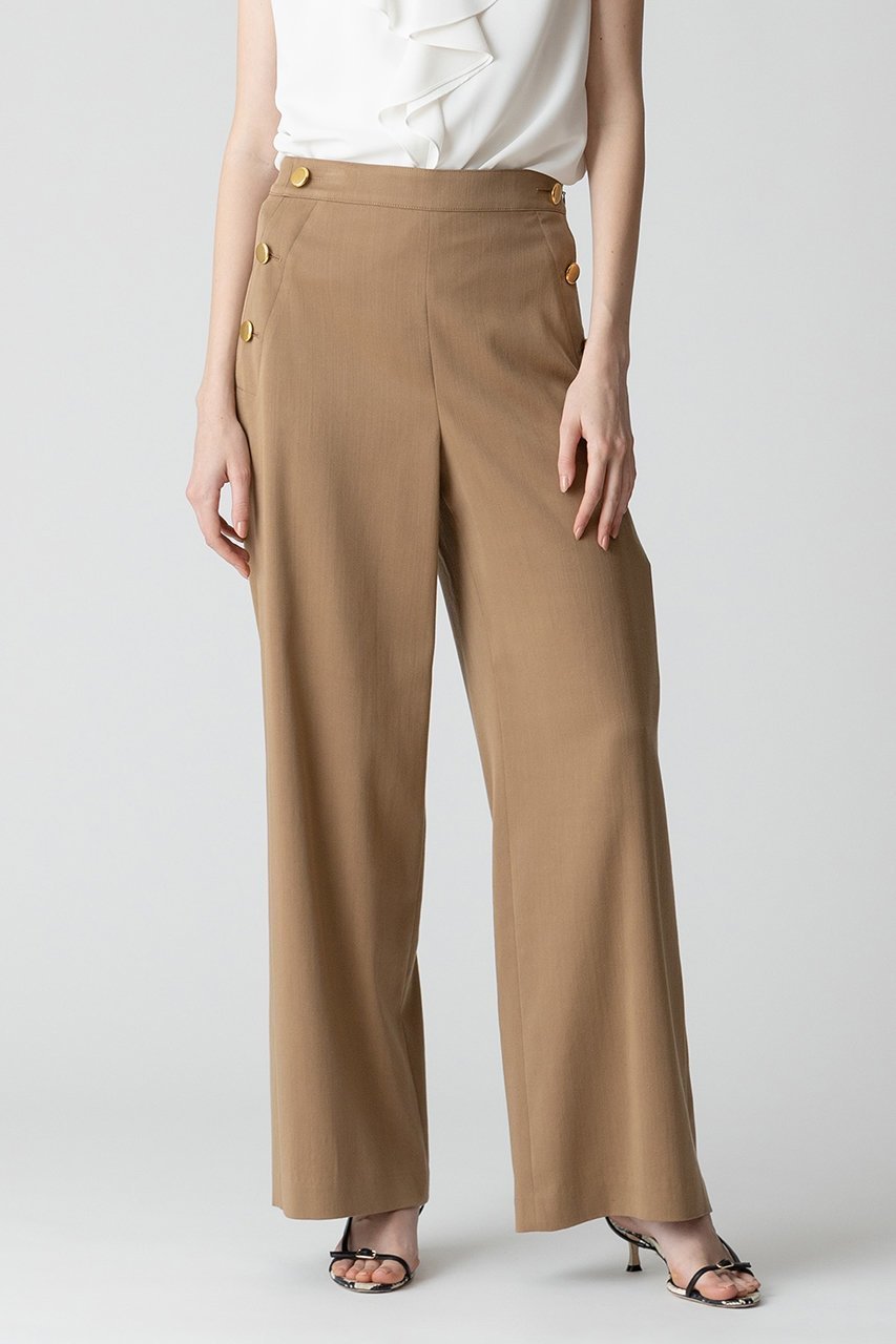 【アルアバイル/allureville】のデニムライクマリンパンツ 人気、トレンドファッション・服の通販 founy(ファニー) 　ファッション　Fashion　レディースファッション　Fashion for Women　パンツ　Pants & Trousers　シンプル　Simple, Minimal　ストレート　Straight, Straight Cut　エレガント 上品　Elegant　other-7|ID: prp329100003899118 ipo3291000000032820939