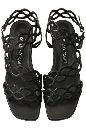 【セルジオ ロッシ/SERGIO ROSSI】のsrMERMAID フラットサンダル 人気、トレンドファッション・服の通販 founy(ファニー) ファッション Fashion レディースファッション Fashion for Women サンダル Sandals, Summer Shoes シューズ Shoes, Footwear ストラップサンダル Strappy Sandals, Strap Sandals フィット Fit, Slim Fit フラット Flat, Flat Shoes ラップ Wrap, Wrap Design レース Lace, Lace Fabric |ID:prp329100003899123