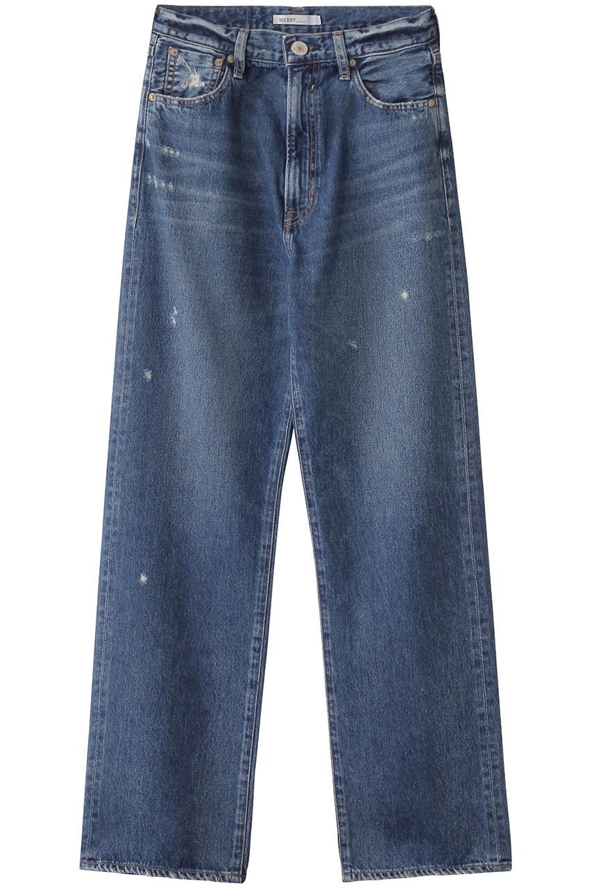 【ニードバイ ヘリテイジ/NEEDBY heritage】のNO.7 ストレートデニムパンツ インテリア・キッズ・メンズ・レディースファッション・服の通販 founy(ファニー) 　ファッション　Fashion　レディースファッション　Fashion for Women　パンツ　Pants & Trousers　デニムパンツ・ジーンズ・美脚デニム　Denim Jeans & Pants　ストレート　Straight, Straight Cut　デニム　Denim, Jeans Material　ハイライズ　High Rise, High Waist　ビンテージ　Vintage, Retro Style　別注　Limited Edition, Custom Order　3years|ID: prp329100003899193 ipo3291000000032939202