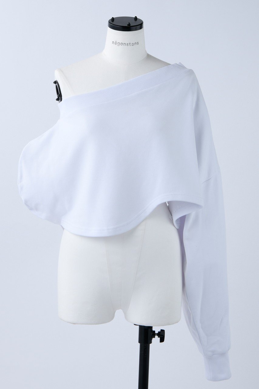 【ナゴンスタンス/nagonstans】のSweat ワンショルダー Parts インテリア・キッズ・メンズ・レディースファッション・服の通販 founy(ファニー) 　ファッション　Fashion　レディースファッション　Fashion for Women　ストール　Soft & Warm Scarves　マフラー・スヌード / 冬小物の定番　Scarves & Mufflers　ショルダー　Shoulder, Shoulder Strap　シンプル　Simple, Minimal　スウェット / スエット　Sweatshirt, Sweatwear　ストール　Stole, Wrap　パッチ　Patch, Appliqué　マフラー　Scarf, Muffler　Salt|ID: prp329100003900195 ipo3291000000032850882
