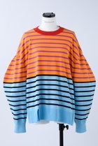 【ナゴンスタンス/nagonstans】のボーダーアシンメスリット P.O/プルオーバー Orange|ID: prp329100003900196 ipo3291000000032916218