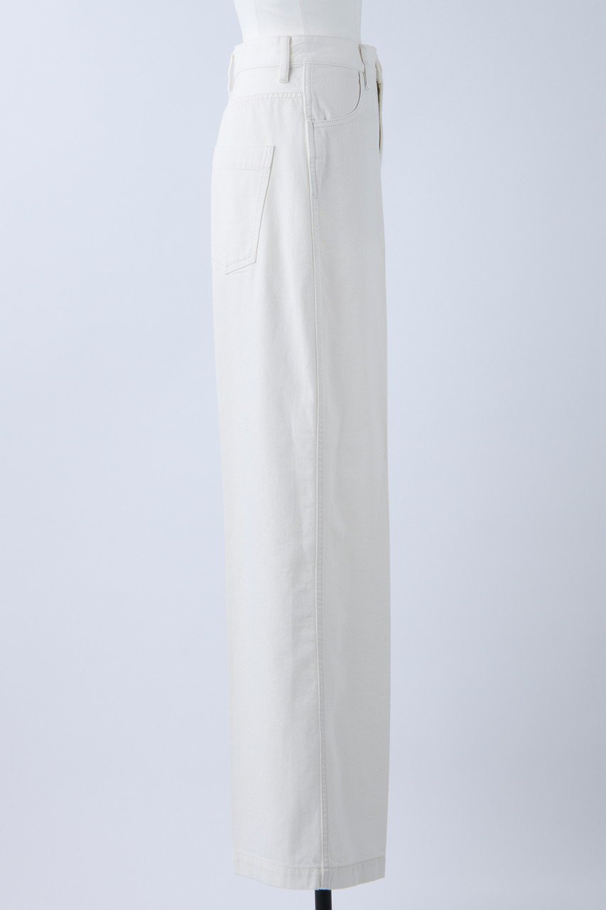 【ナゴンスタンス/nagonstans】のホワイトデニム センタープレスワイド PT/パンツ 人気、トレンドファッション・服の通販 founy(ファニー) ファッション Fashion レディースファッション Fashion for Women パンツ Pants & Trousers センター Center, Center Line デニム Denim, Jeans Material ポケット Pocket, Pocket Detail ワイド Wide, Wide Fit ワンポイント One Point, Statement Accent other-4|ID: prp329100003900202 ipo3291000000032820761