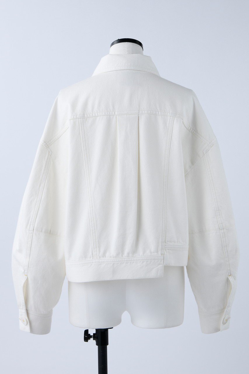【ナゴンスタンス/nagonstans】のホワイトデニム アシンメクロップドGジャン 人気、トレンドファッション・服の通販 founy(ファニー) 　ファッション　Fashion　レディースファッション　Fashion for Women　アウター　Coat / Outerwear Collection　レディースジャケット・軽アウター　Jackets　ブルゾンジャケット・スポーティアウター　Blouson Jackets　ジャケット　Jacket, Outerwear　セットアップ　Set-Up, Coordinated Outfit　デニム　Denim, Jeans Material　ブルゾン　Blouson, Bomber Jacket　other-3|ID: prp329100003900204 ipo3291000000032957445