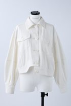 【ナゴンスタンス/nagonstans】のホワイトデニム アシンメクロップドGジャン 人気、トレンドファッション・服の通販 founy(ファニー) ファッション Fashion レディースファッション Fashion for Women アウター Coat / Outerwear Collection レディースジャケット・軽アウター Jackets ブルゾンジャケット・スポーティアウター Blouson Jackets ジャケット Jacket, Outerwear セットアップ Set-Up, Coordinated Outfit デニム Denim, Jeans Material ブルゾン Blouson, Bomber Jacket thumbnail Salt|ID: prp329100003900204 ipo3291000000035371146