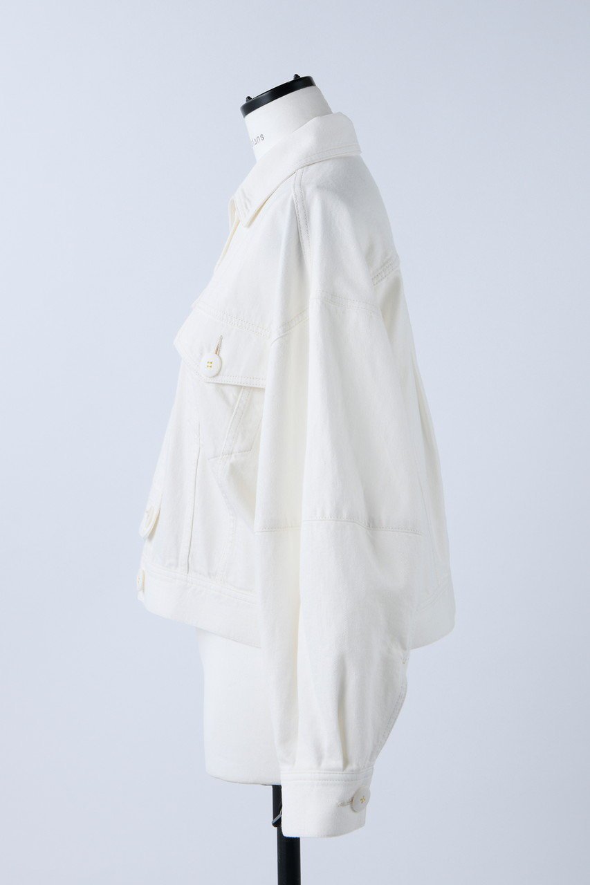 【ナゴンスタンス/nagonstans】のホワイトデニム アシンメクロップドGジャン 人気、トレンドファッション・服の通販 founy(ファニー) 　ファッション　Fashion　レディースファッション　Fashion for Women　アウター　Coat / Outerwear Collection　レディースジャケット・軽アウター　Jackets　ブルゾンジャケット・スポーティアウター　Blouson Jackets　ジャケット　Jacket, Outerwear　セットアップ　Set-Up, Coordinated Outfit　デニム　Denim, Jeans Material　ブルゾン　Blouson, Bomber Jacket　other-2|ID: prp329100003900204 ipo3291000000036061914