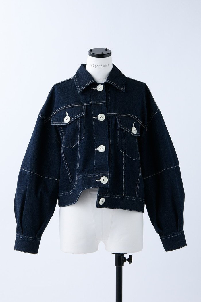 【ナゴンスタンス/nagonstans】のO アシンメクロップドGジャン インテリア・キッズ・メンズ・レディースファッション・服の通販 founy(ファニー) https://founy.com/ ファッション Fashion レディースファッション Fashion for Women アウター Coat / Outerwear Collection レディースジャケット・軽アウター Jackets ブルゾンジャケット・スポーティアウター Blouson Jackets ジャケット Jacket, Outerwear セットアップ Set-Up, Coordinated Outfit デニム Denim, Jeans Material ブルゾン Blouson, Bomber Jacket |ID: prp329100003900205 ipo3291000000032942687