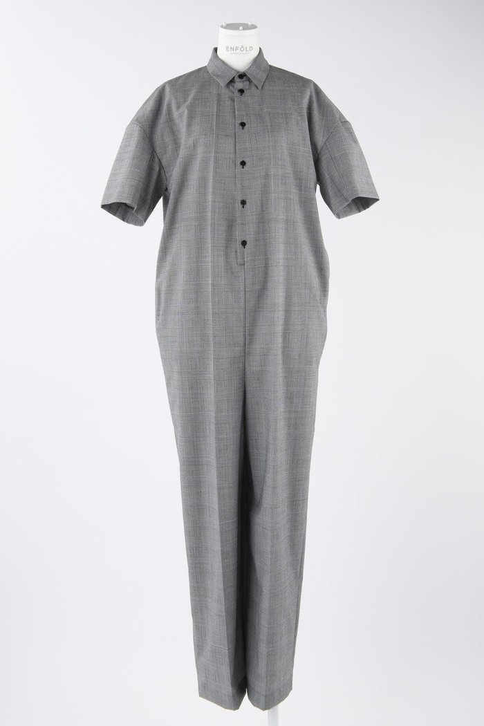 【エンフォルド/ENFOLD】のT/Wグレンチェック スーツオールインワン インテリア・キッズ・メンズ・レディースファッション・服の通販 founy(ファニー) https://founy.com/ ファッション Fashion レディースファッション Fashion for Women パンツ Pants & Trousers スーツ Business Suits & Workwear スーツパンツ・ドレスパンツ Suit Pants / Office Trousers / Dress Pants ショルダー Shoulder, Shoulder Strap スーツ Suit, Formalwear センター Center, Center Line チェック Check, Plaid, Tartan ドロップ Drop Shoulder, Dropped Style フォーマル Formal, Dressy マニッシュ Mannish, Boyish リラックス Relax, Relaxed Fit |ID: prp329100003900210 ipo3291000000036864505