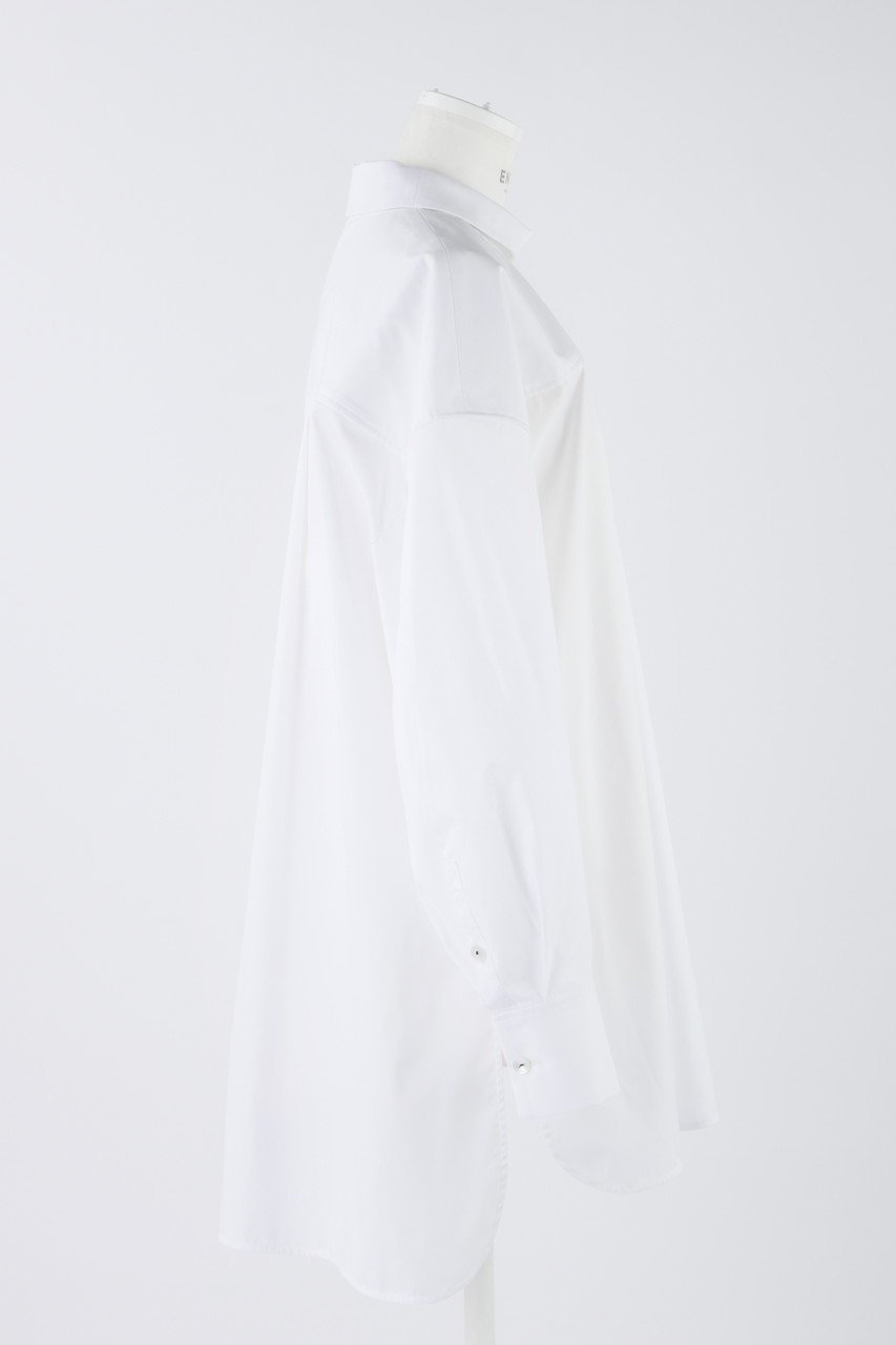 【エンフォルド/ENFOLD】のC/PEブロード スタンドN/Cワイドショルダー SH/シャツ 人気、トレンドファッション・服の通販 founy(ファニー) 　ファッション　Fashion　レディースファッション　WOMEN　トップス・カットソー　Tops/Tshirt　シャツ/ブラウス　Shirts/Blouses　おすすめ　Recommend　ショルダー　Shoulder　スタンド　Stand　スリーブ　Sleeve　ブロード　Broad　ヨーク　Yoke　ロング　Long　ワイド　Wide　今季　This Season　other-4|ID: prp329100003900214 ipo3291000000031374461