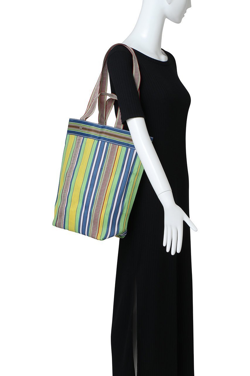 【ヌキテパ/NE QUITTEZ PAS】のMULTI STRIPE メッシュロング トートバッグ 人気、トレンドファッション・服の通販 founy(ファニー) 　ファッション　Fashion　レディースファッション　Fashion for Women　バッグ　Bags　シンプル　Simple, Minimal　ストライプ　Stripe, Striped Pattern　ビーチ　Beach, Seaside　メッシュ　Mesh, Net Fabric　ロング　Long, Long-Length　夏　Summer　軽量　Lightweight, Ultra Light　other-2|ID: prp329100003900220 ipo3291000000035626773