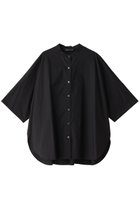 【ミズイロ インド/mizuiro ind】のhalf slv stand collar tunic shirt シャツ black|ID:prp329100003900313