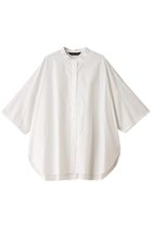 【ミズイロ インド/mizuiro ind】のhalf slv stand collar tunic shirt シャツ off white|ID:prp329100003900313