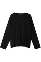 【ミズイロ インド/mizuiro ind】のgauze c/neck wide PO プルオーバー black|ID: prp329100003900317 ipo3291000000028425064